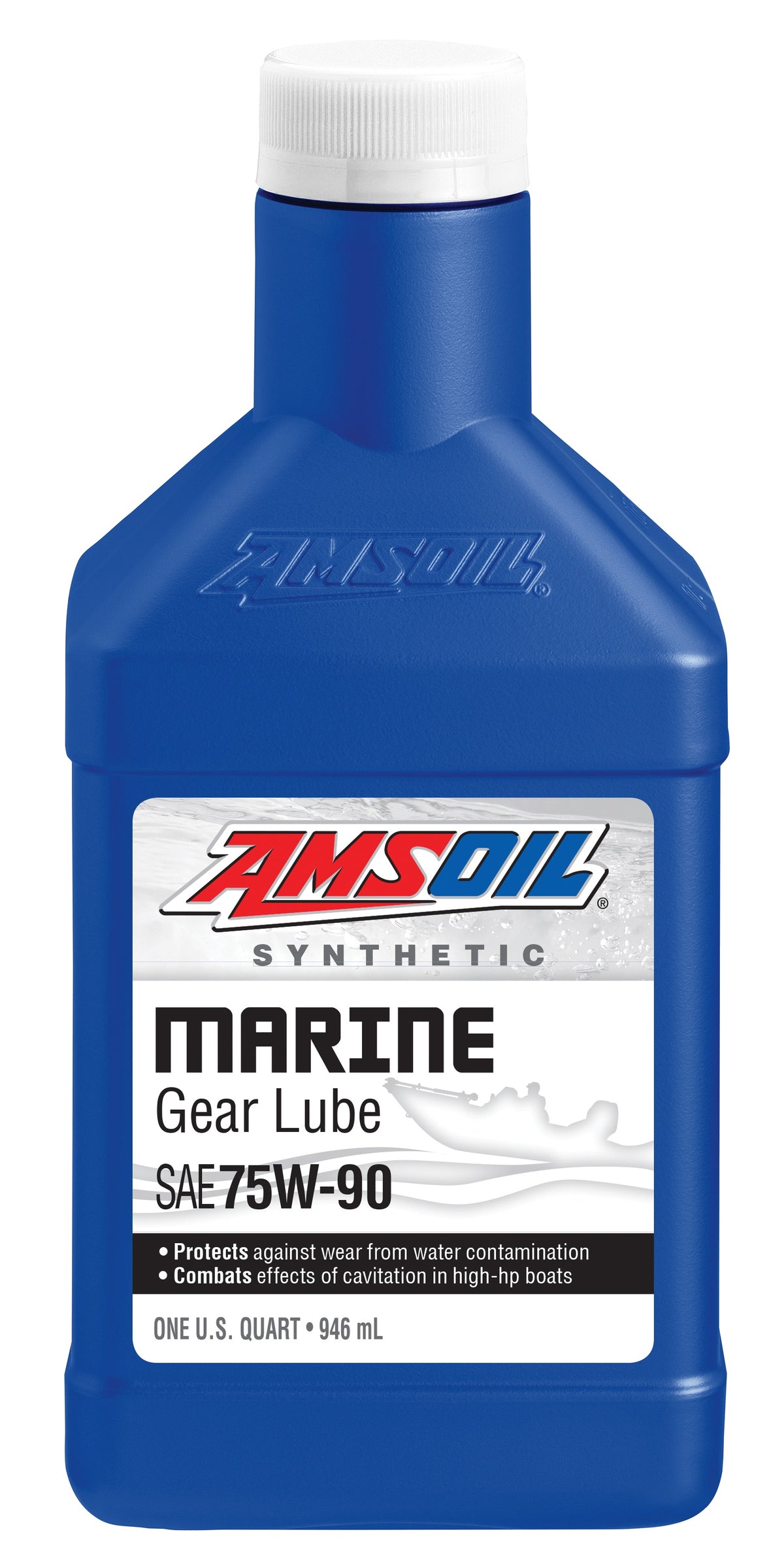 AMSOIL SAE 75W/80W-90 Universal syntetisk Marine gearolie – 0,946 L