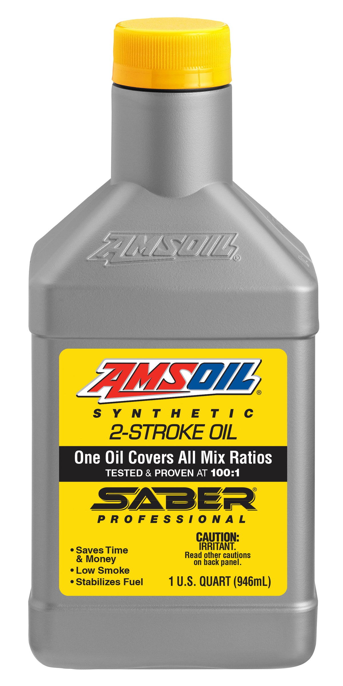 AMSOIL Saber® Professional syntetisk 100:1 Pre-Mix 2-Cycle Oil – 0,946 L