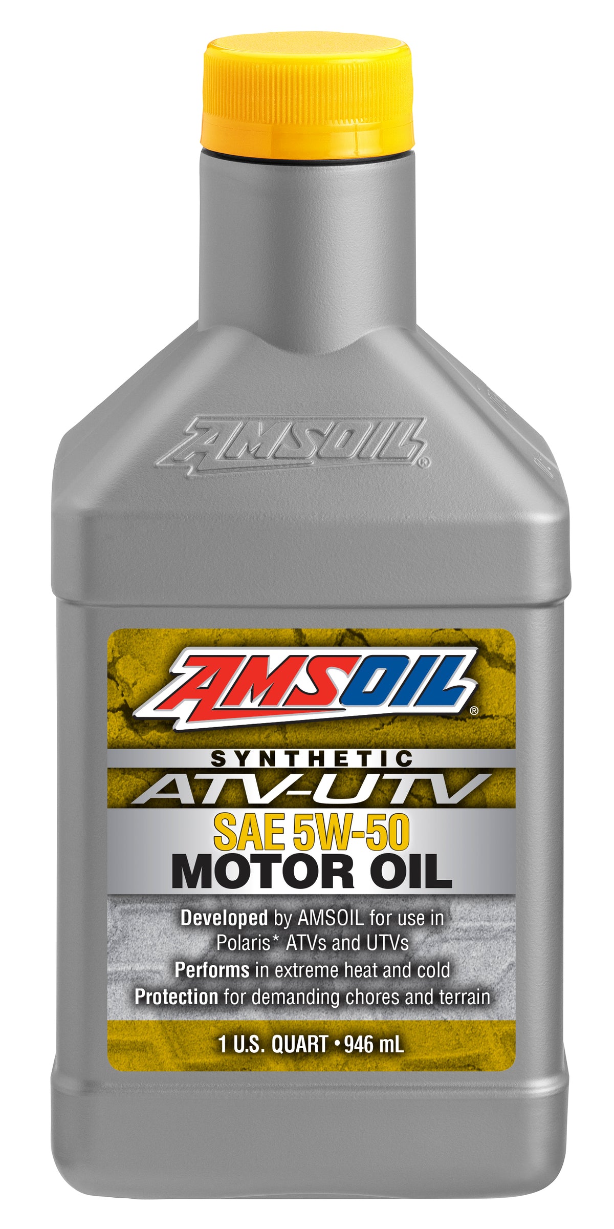 AMSOIL 5W-50 syntetisk ATV/UTV motorolie – 0,946 L