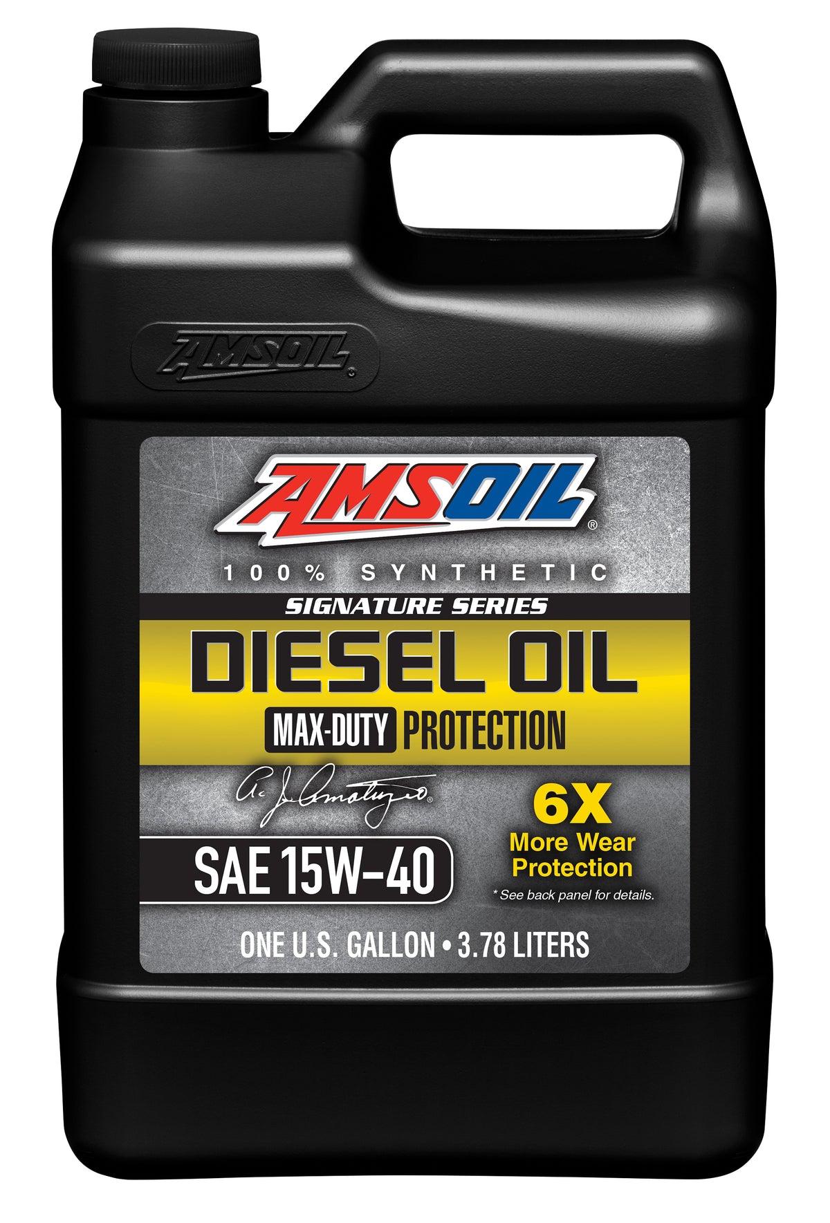 AMSOIL 15W-40 Max-Duty syntetisk dieselmotorolie – 3,78 L