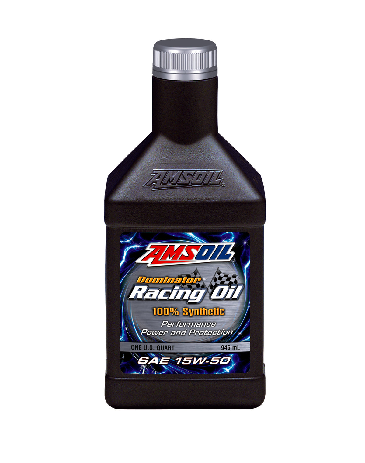 AMSOIL DOMINATOR® SAE 15W-50 syntetisk racing-motorolie – 0,946 L