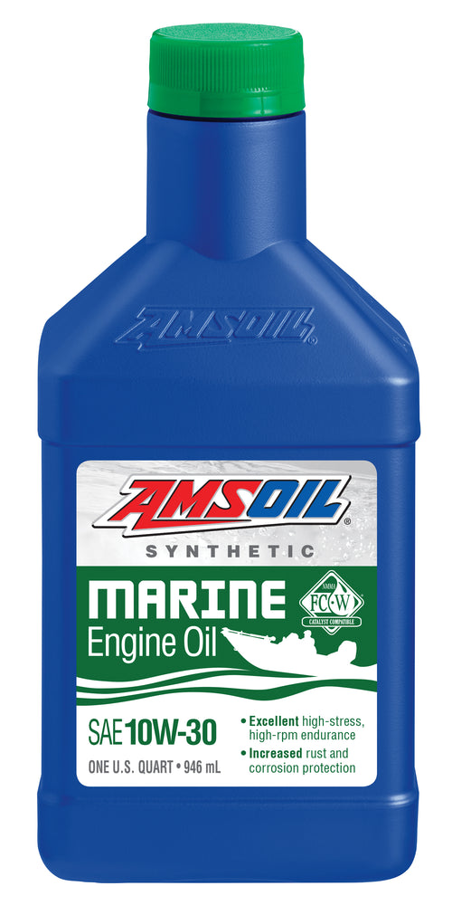AMSOIL 10W-30 Formula 4-Stroke® Marine syntetisk Oil – 0,946 L