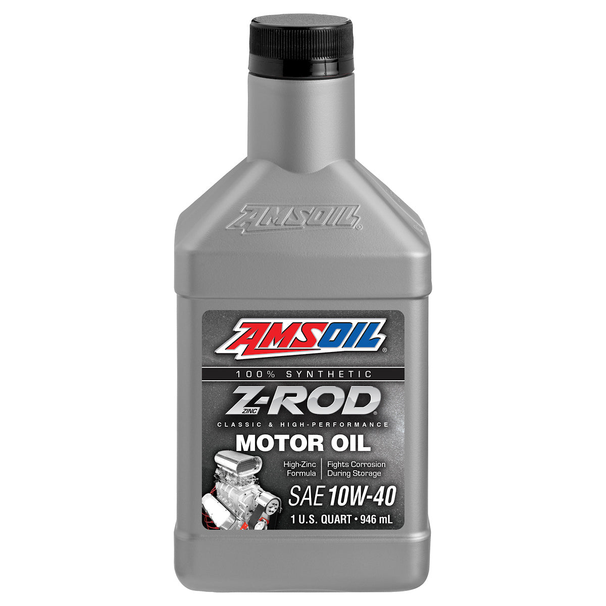 AMSOIL Z-ROD 10W-40 syntetisk motorolie – 0,946 L